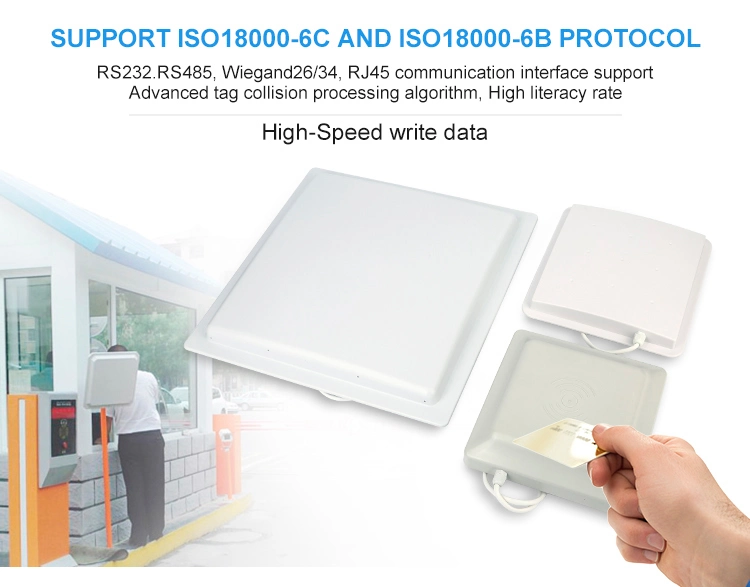 Long Distance 902-928MHz UHF RFID 125kHz RFID Card Reader with Metal Case Waterproof 0-15m to Read UHF RFID Reader