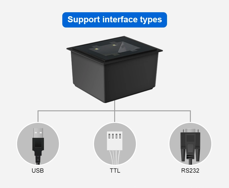 OEM 2D RS232 USB Qr Code NFC Card Barcode Scanner for Supermarket