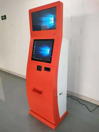 Chiosco di pagamento touch screen self-service per ordini automatici di vendita calda con display da 15