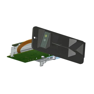 Lettore di carte ibrido ad inserimento manuale, magnetico, RF e codice a barre